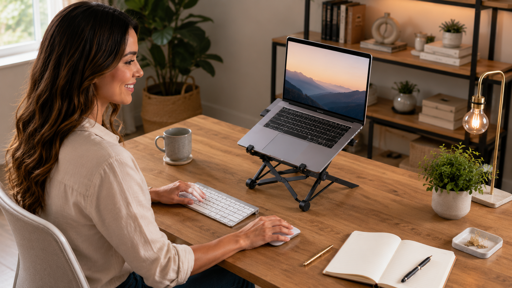 deciding whether a laptop stand improves a desk, office, or creator setup