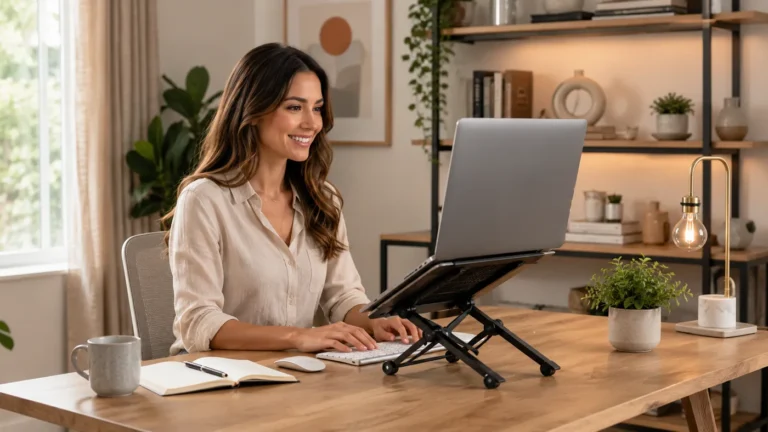 Laptop Taking Over Your Desk? This Stand Might Help