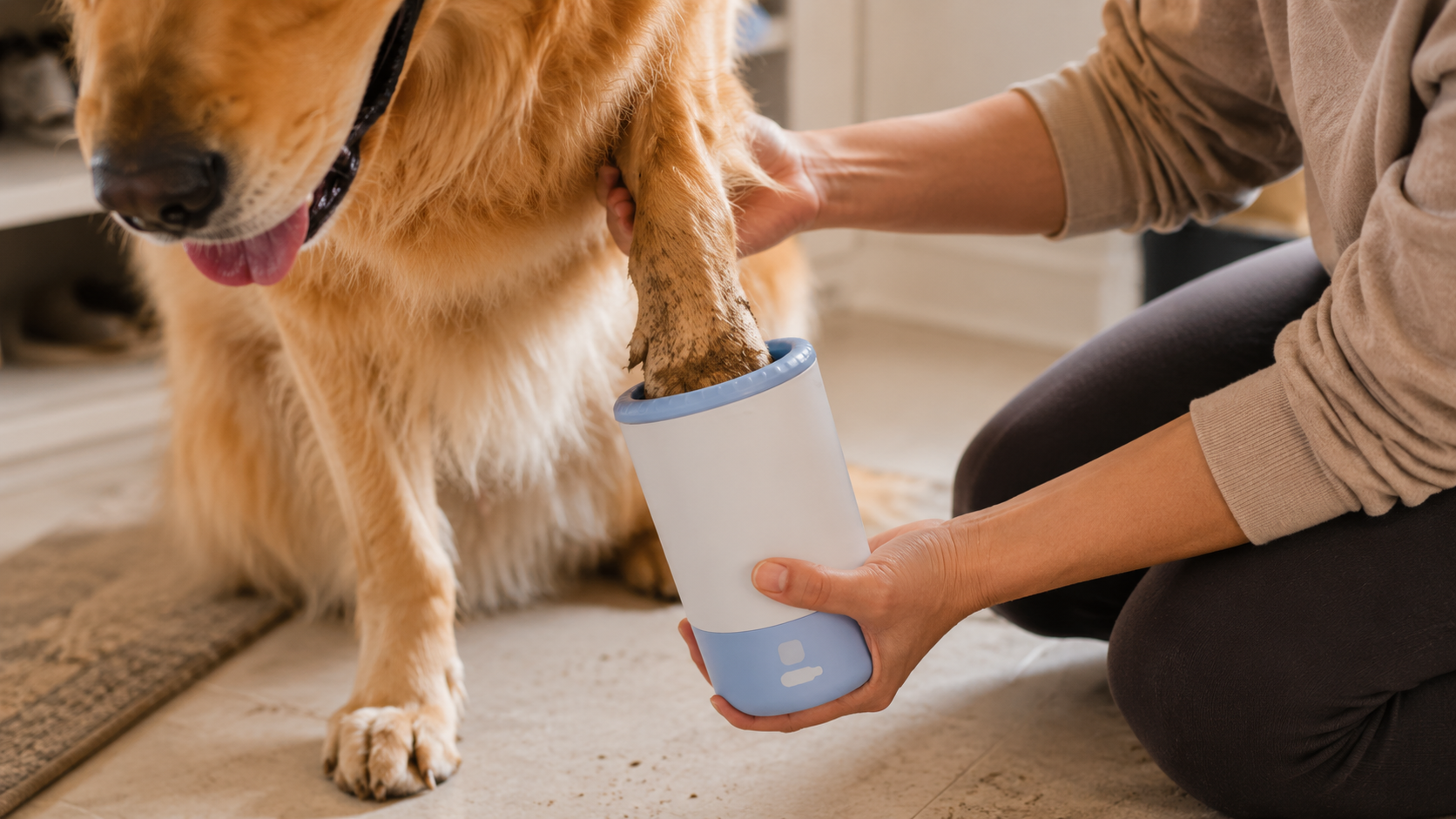 finding out whether a dog paw cleaner makes pet care easier or less messy