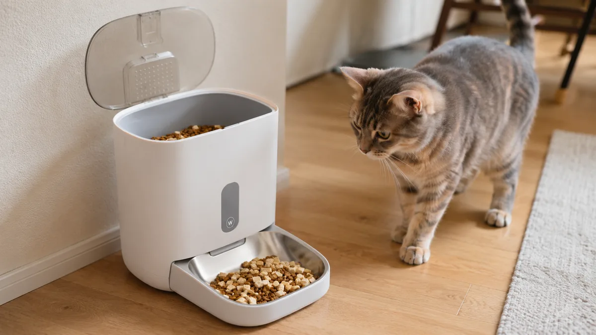 Automatic Pet Feeder With Camera optional listing example