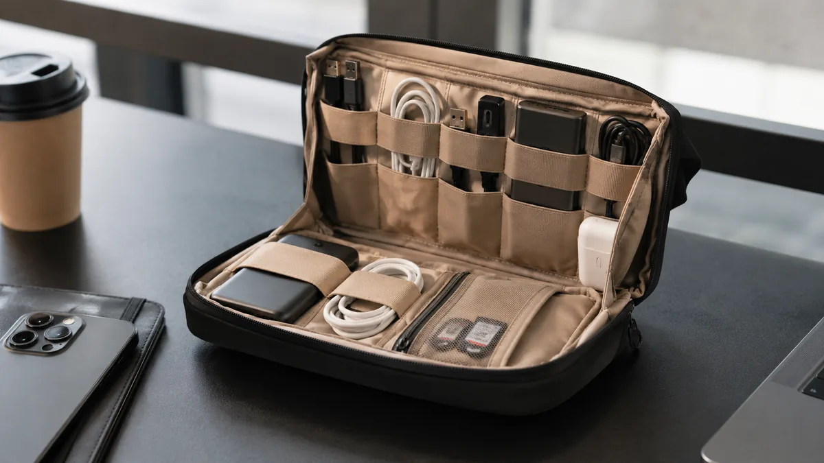 Tech Organizer Pouch optional listing example