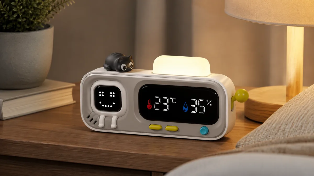 Indoor Temperature and Humidity Monitor optional listing example