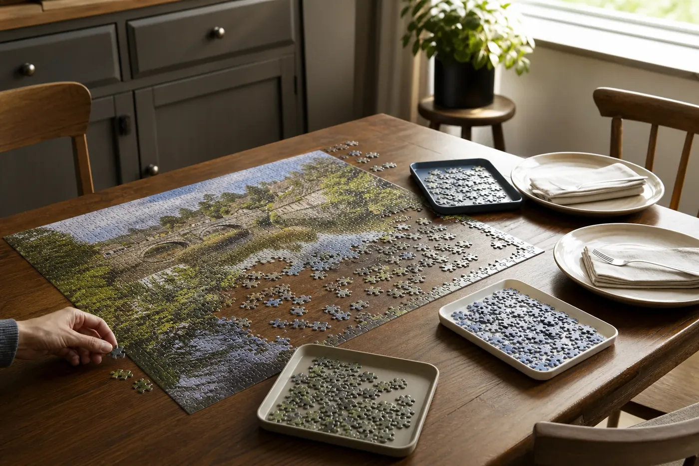 Need the Table Back? How to Store an Unfinished Jigsaw Puzzle