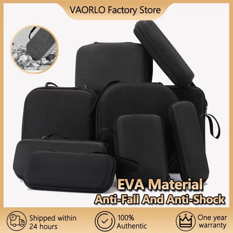 Earphone Data Storage Bag Oval Square Rectangle Cable Organizer Bags Mini Zipper Pouch Tech Gadgets Portable Charger U Disk Case
