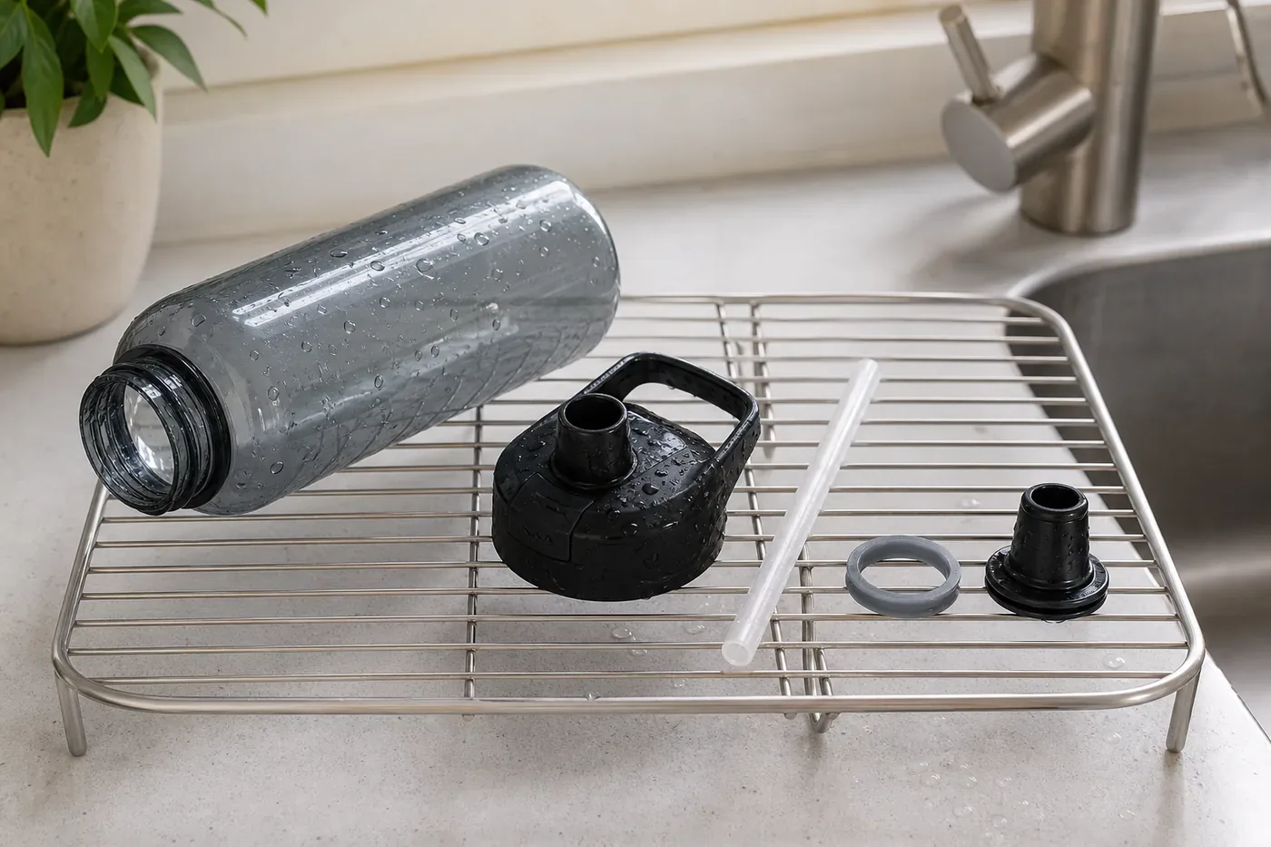 Why Does a Reusable Water Bottle Still Smell After Washing?