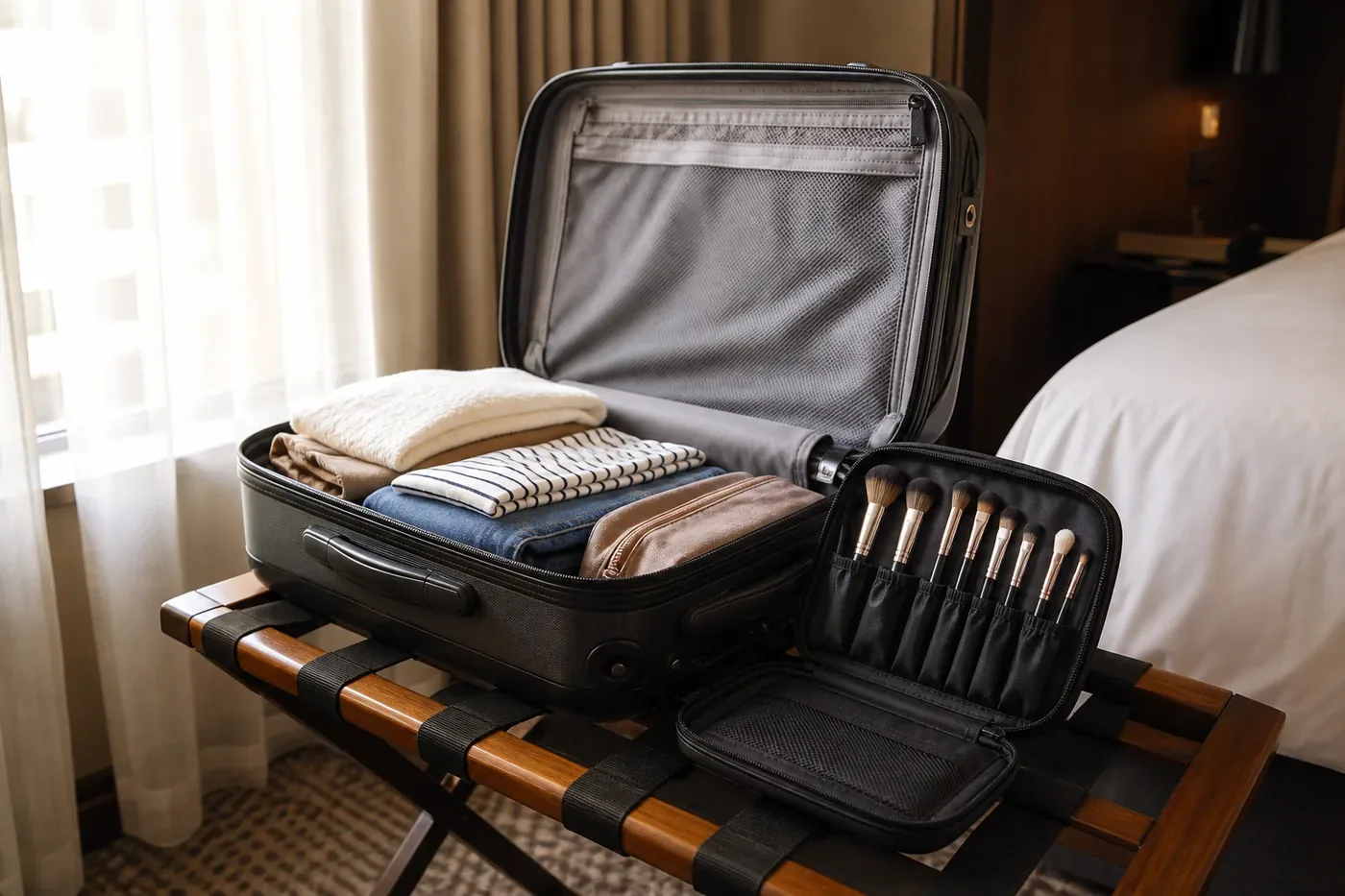 How Do You Pack Makeup Brushes Without Bending the Bristles?