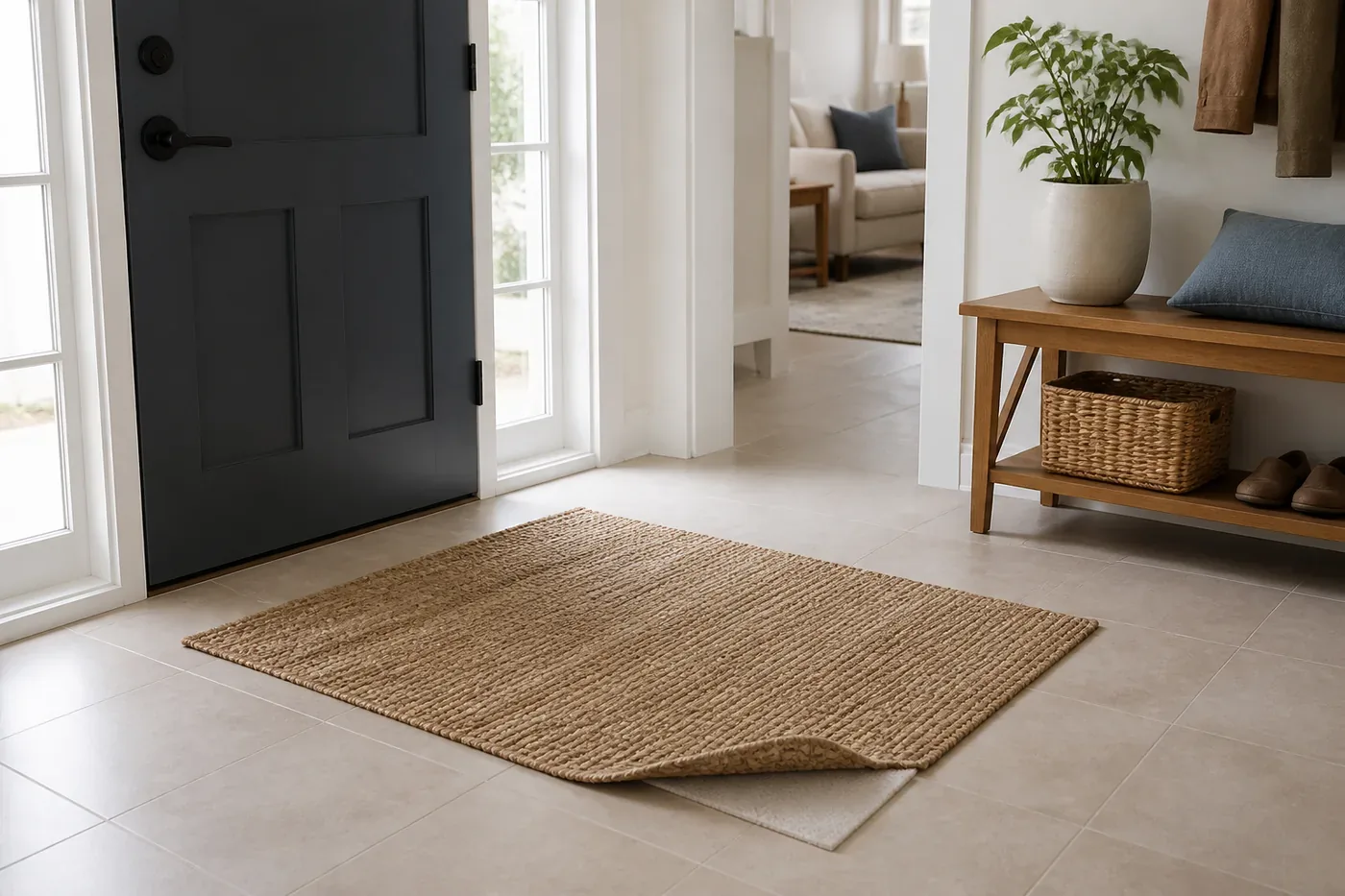 How Do You Stop a Small Rug From Sliding on Tile?